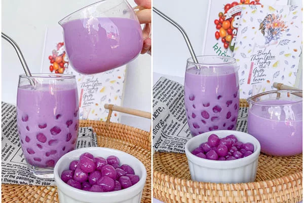 Các Bước Thực Hiện Trà Sữa Khoai Môn "Đơn Giản Mà Ngon"