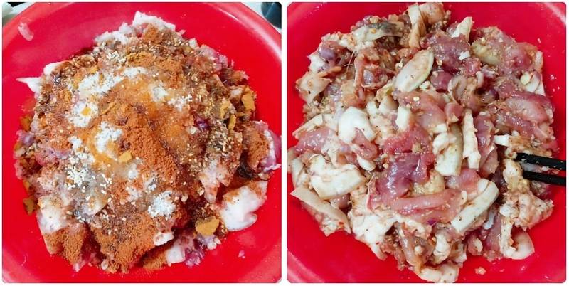 Chuẩn Bị Nguyên Liệu Cho Món Heo Rừng Xào Lăn Đậm Đà