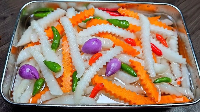 Củ cải đỏ trộn chua cay