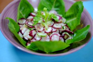 Củ cải đỏ xào tỏi