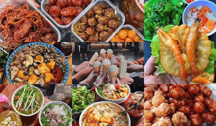 Đa Dạng Hương Vị Từ Phố Xá Đến Quán Ăn