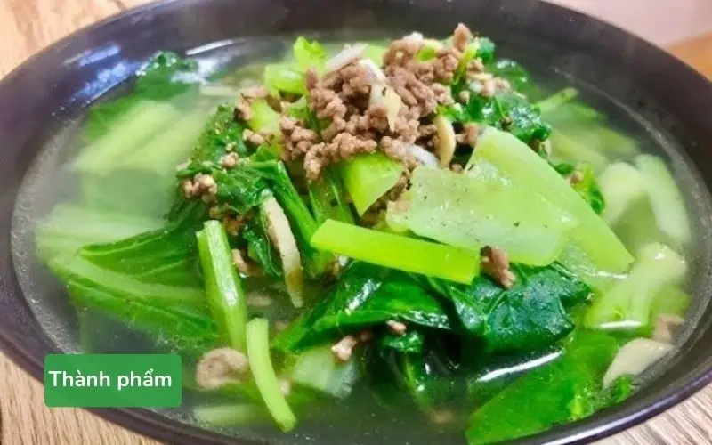 Hướng Dẫn Chi Tiết Cách Nấu Canh Cải Chíp Thịt Băm Đơn Giản