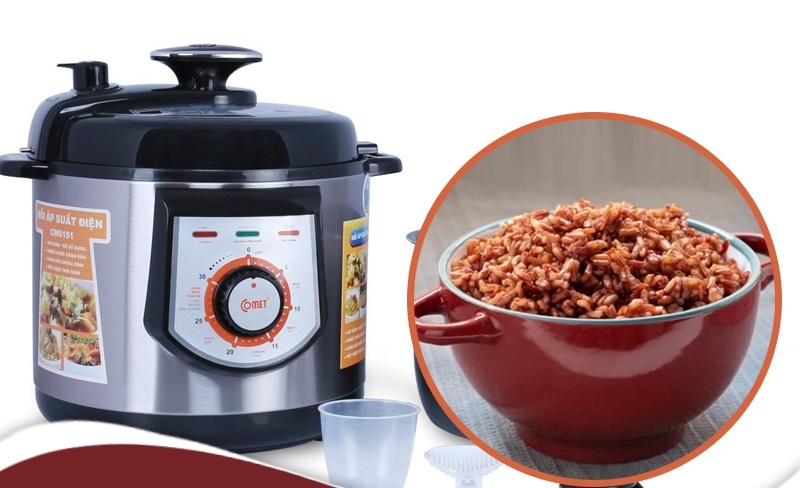 Hướng dẫn chi tiết cách nấu gạo lứt bằng nồi áp suất điện