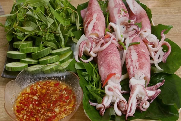 Mực Hấp Gừng Sả Giữ Trọn Vị Tươi Ngọt