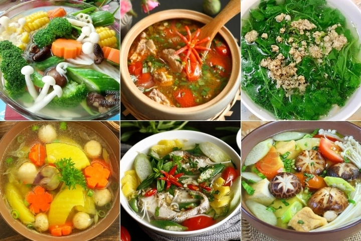 Nhóm Món Canh: Thanh Mát, Dễ Ăn