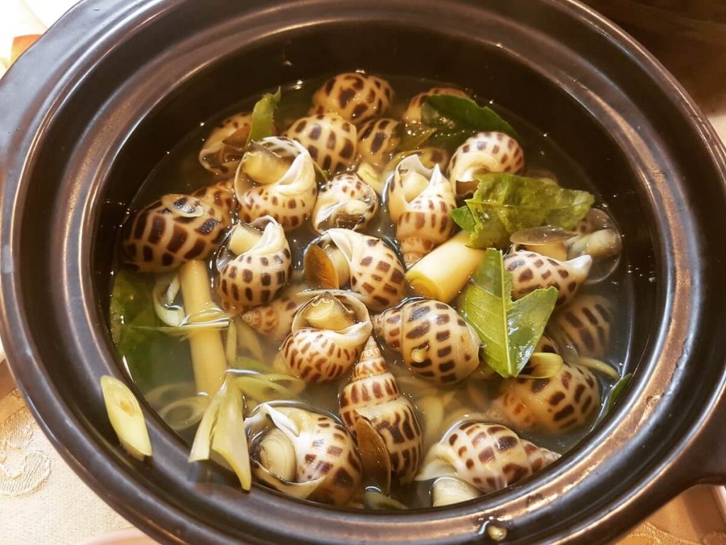 Ốc Hương Hấp Sả