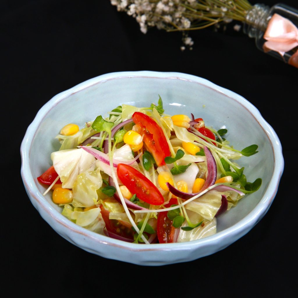 Salad Rau Xanh Trộn Dầu Giấm Kinh Điển